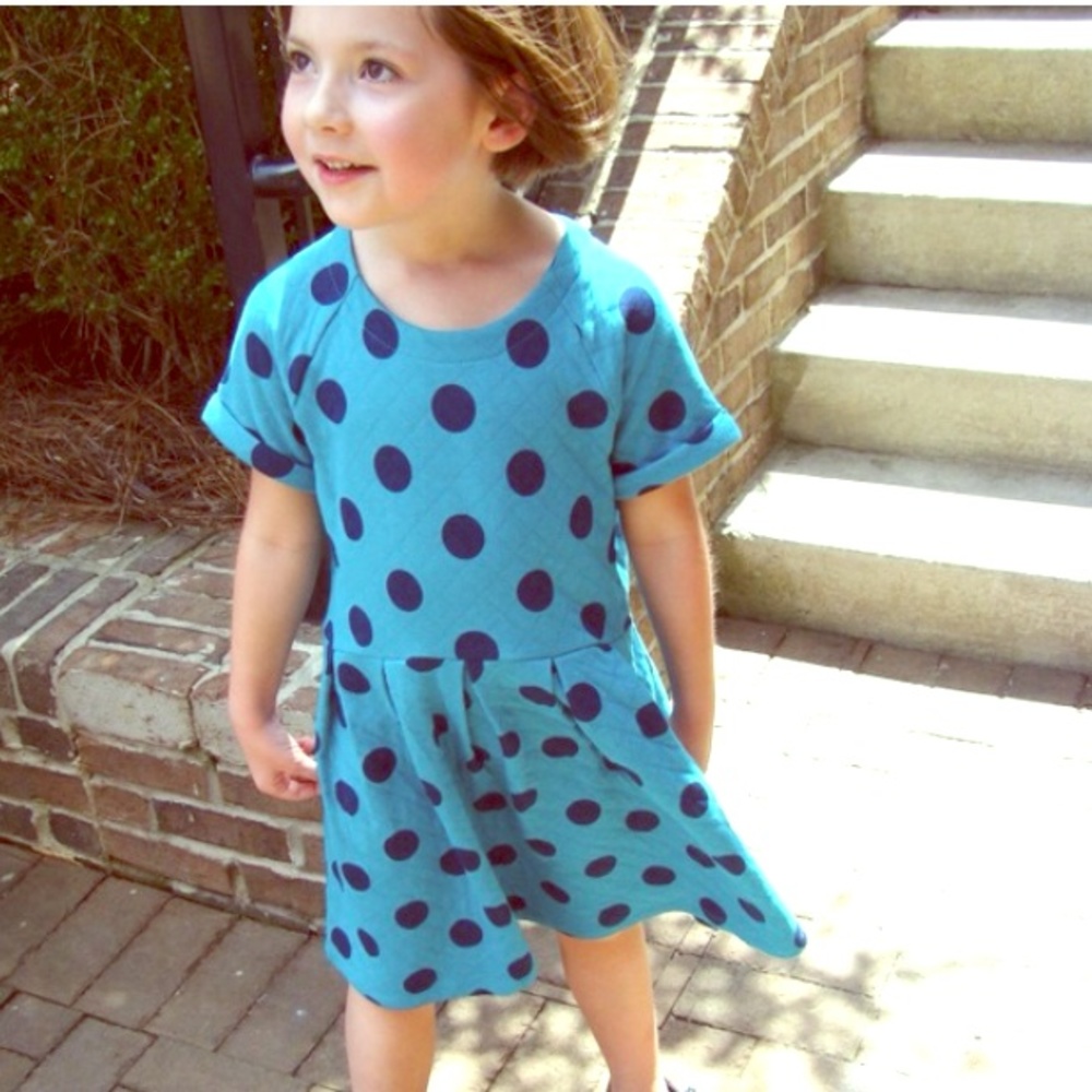 Cat & Jack Teal Casual Girl's Dress